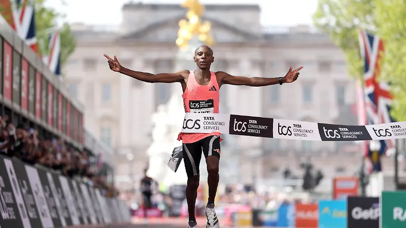 Sabastian Sawe wins London Marathon with record-breaking performance