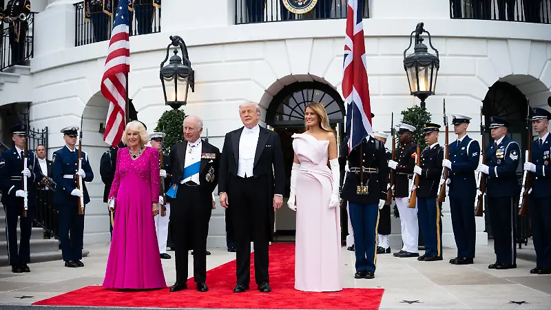 King Charles III meets US officials at White House during Washington visit