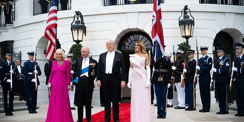 King Charles III meets US officials at White House during Washington visit