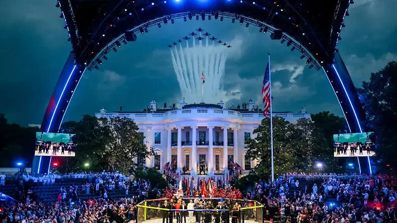 Gaethje defeats Topuria to win UFC lightweight title at White House event