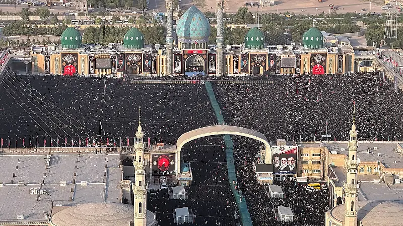 Thousands Gather as Iran Holds Funeral for Former Supreme Leader Ali Khamenei
